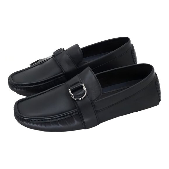 Aston Marc Charter Side Loafers Black - Men\'s Stylish Driving Shoe 11M main image 6